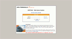 Desktop Screenshot of apmthaz.namapmterminals.com